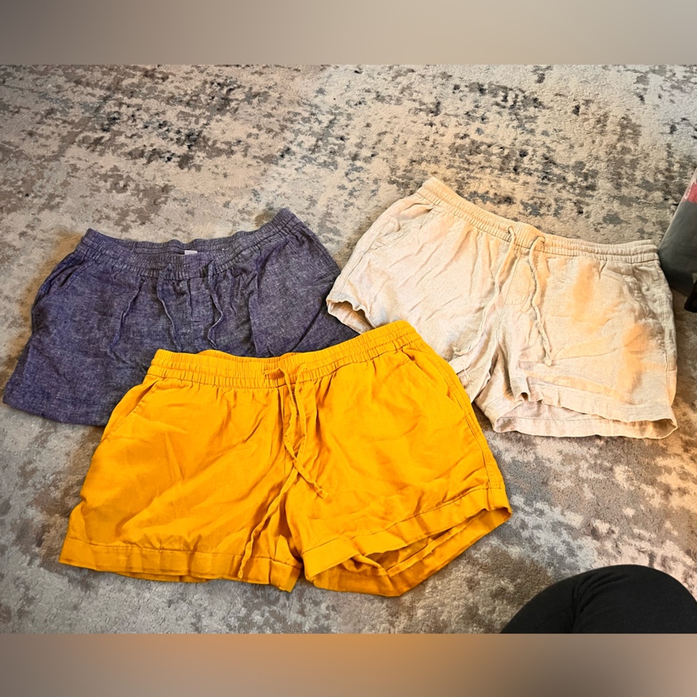 Linen Blend Shorts